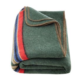 Wool Camping Blanket, Large Warm Stadium Blanket, Waterproof & Windproof, Flame Retardant, Great for Outdoors, Picnics, Hiking, Sports Events, Tr