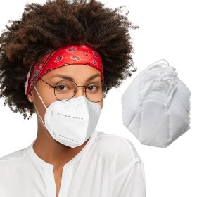 Disposable Face Mask with Nose Clip and Elastic Ear Loops (1000 Pack)