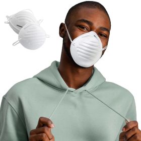 Disposable Dust Masks - White, Elastic Strap, Bulk Pack of 1000