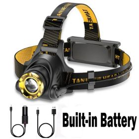 99000000LM Stärkste Wiederaufladbare Stirnlampe Superhelles LED Kopf Taschenlamp (Option: 1PC)