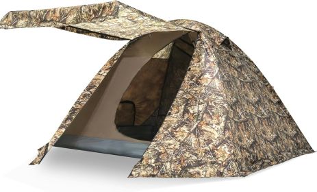 4-Person 4-Season Waterproof Camping Tent (Color: Realistic Camouflage)